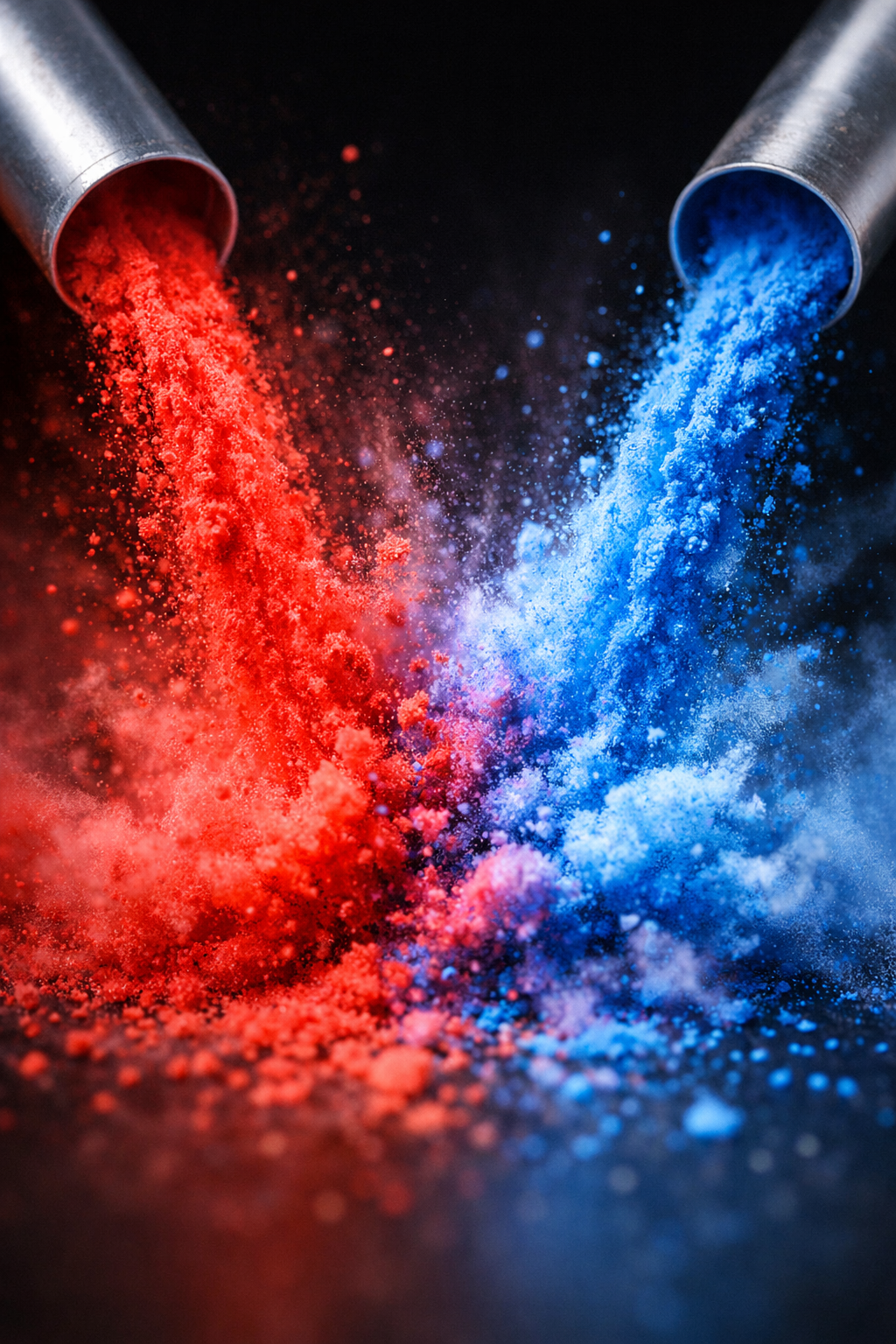 Colours in pigment powder